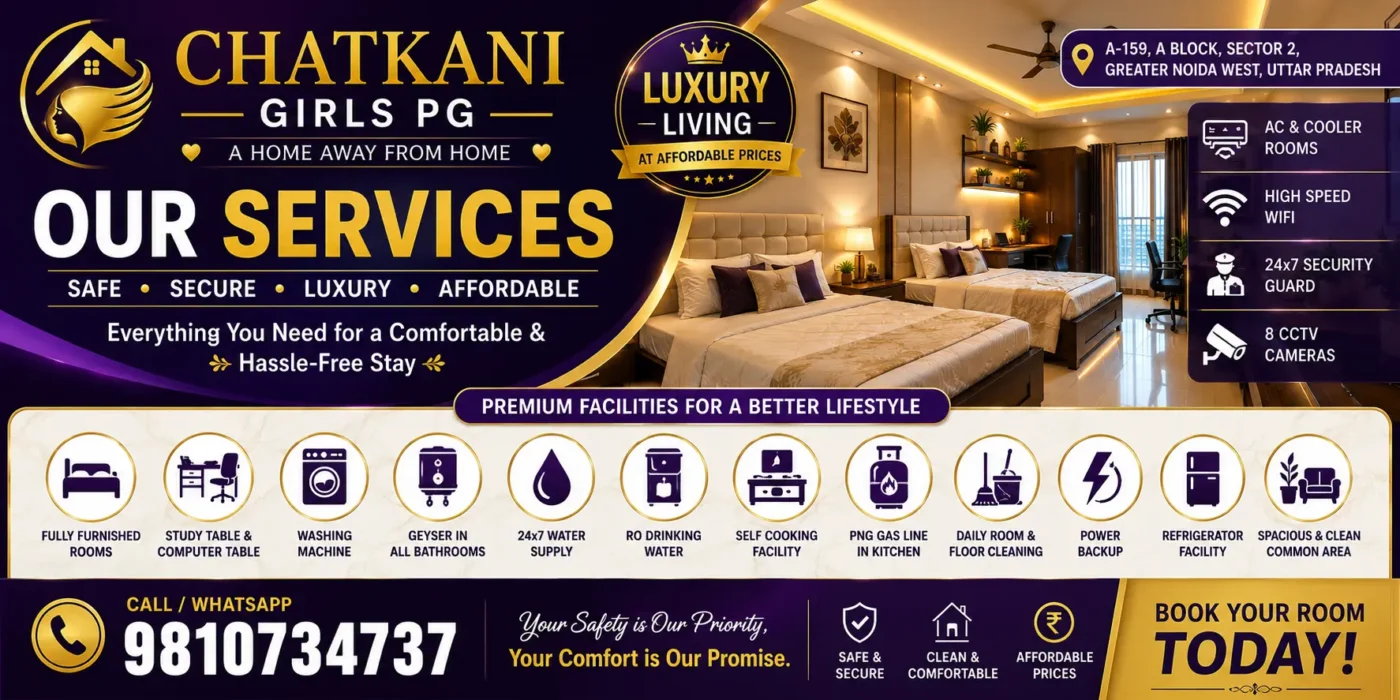 Best Girls PG in Greater Noida West