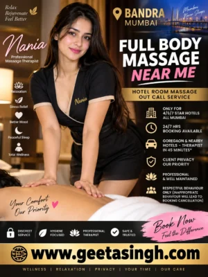 Full Body Massage Near Me in Bandra Mumbai - Nania Female Massage Therapist