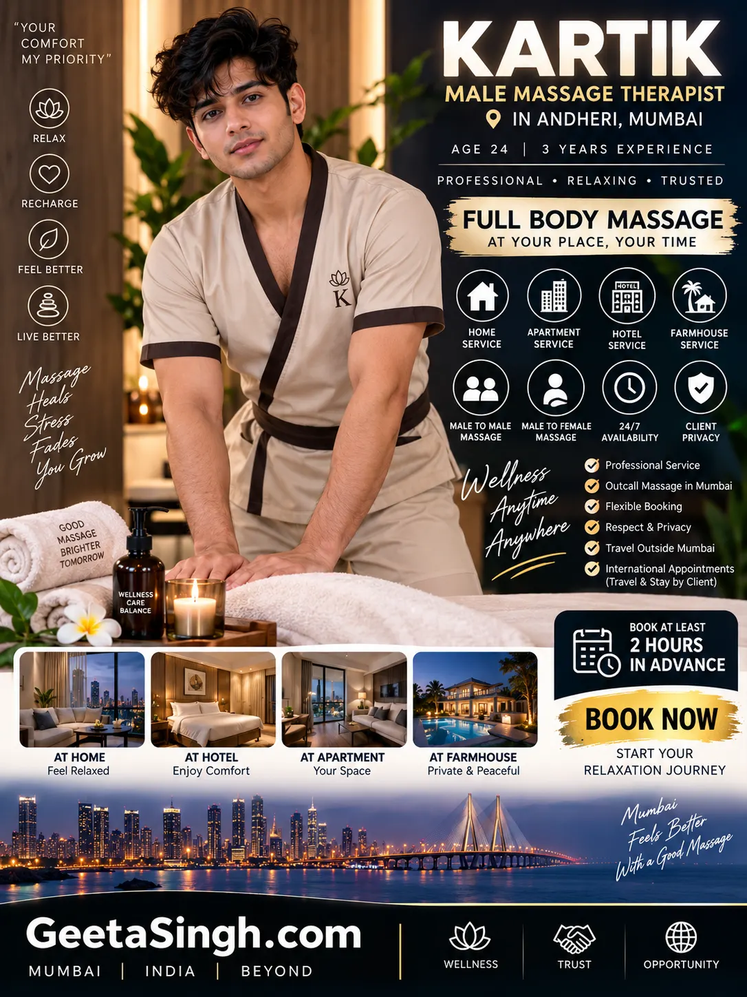 kartik male massage therapist andheri mumbai