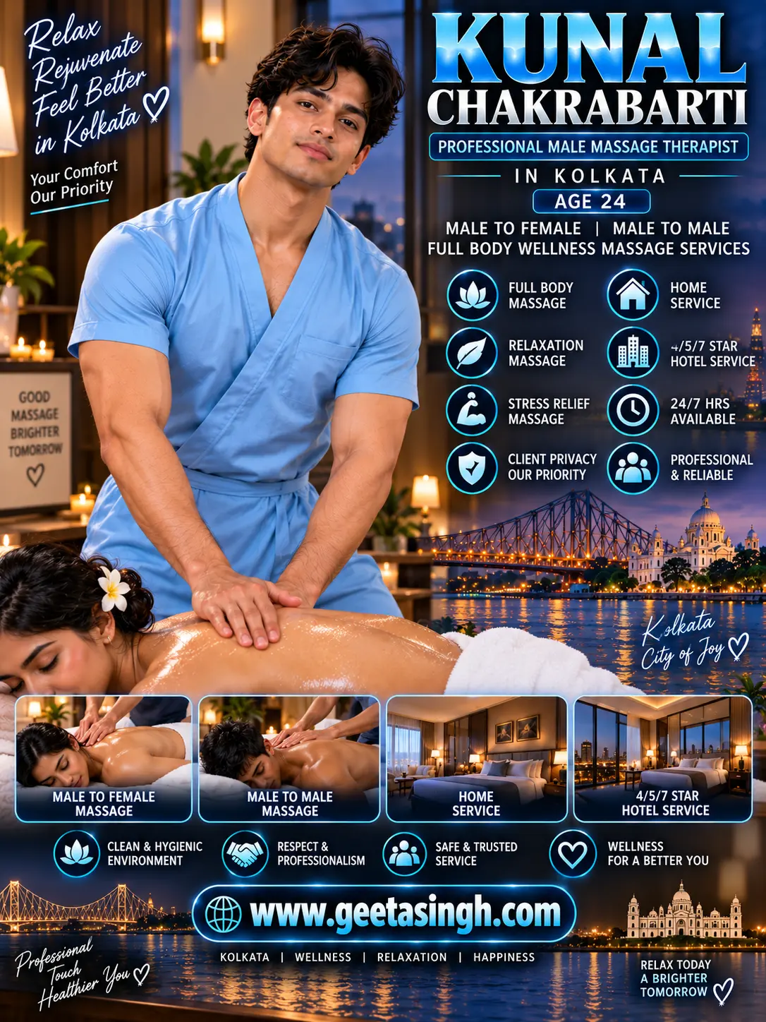 Rahul Male Massage Therapist Delhi NCR